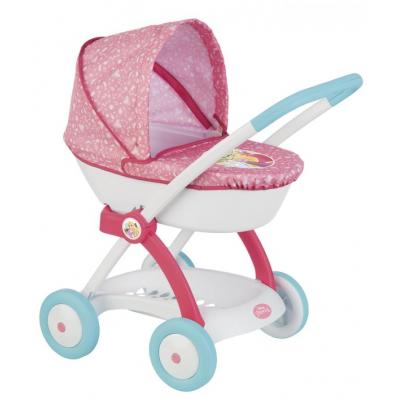 Коляска для ляльок Smoby Дисней Принцесси с люлькою и корзинкой (254102) - зображення 1