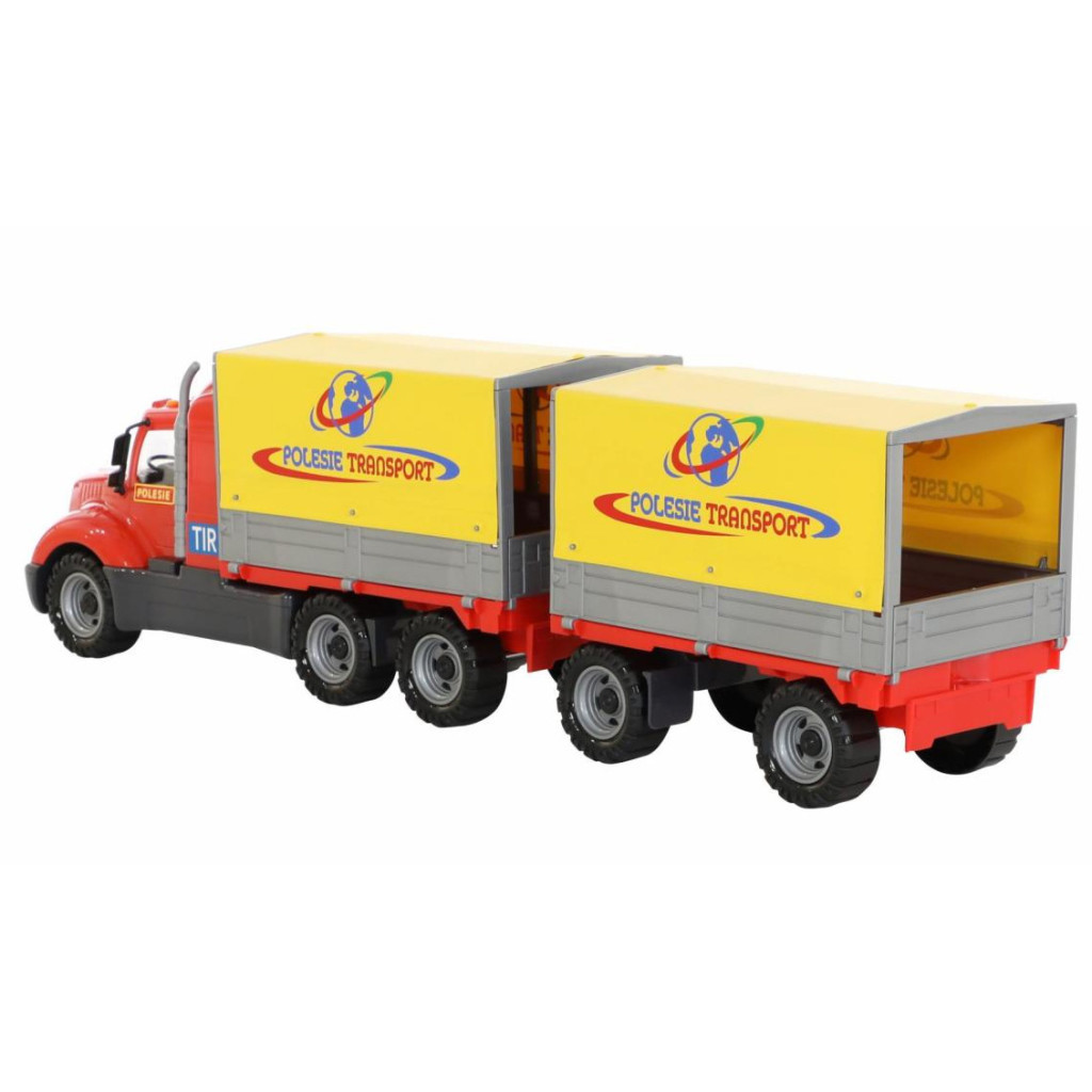 Спецтехніка Polesie автомобіль бортовий тентовий "Майк" (55576) - зображення 3