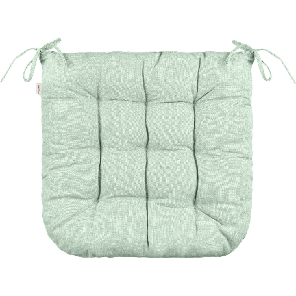 Подушка на стілець Ardesto Oliver, 40х40 см, 100% бавовна, нап-ч: 50% холоф, 50% пп, аквамарин (ART02OA) - зображення 2