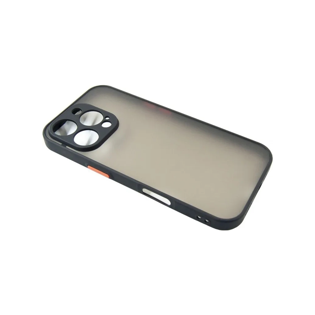 Чохол до мобільного телефона Dengos Matte iPhone 16 Pro Max (black) (DG-TPU-MATT-151) - зображення 3