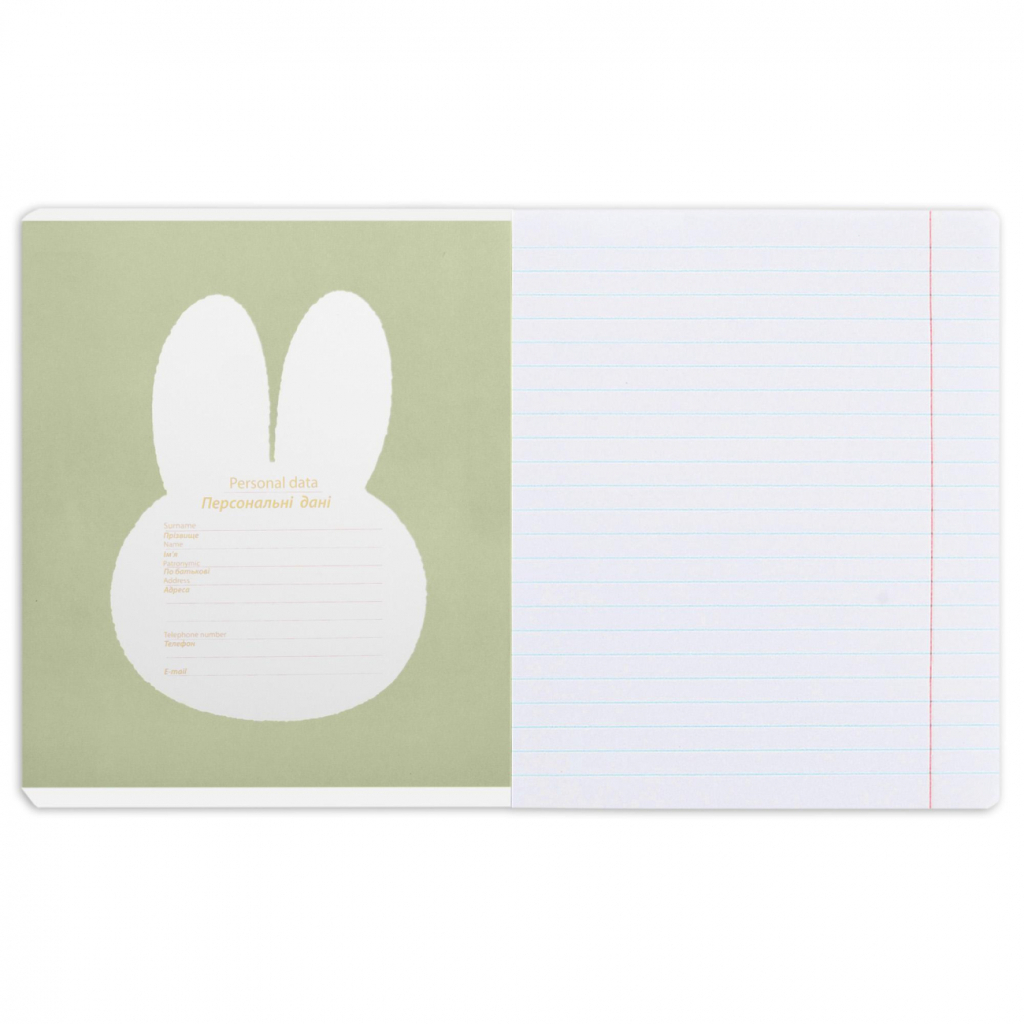 Зошит Yes Gold Miffy 18 аркушів лінія (767529) - зображення 6