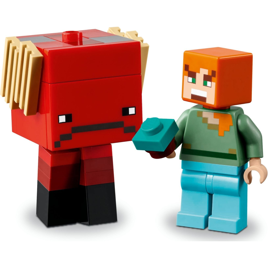 Конструктор LEGO Minecraft Битва з лавою у Незері (21266) - зображення 8