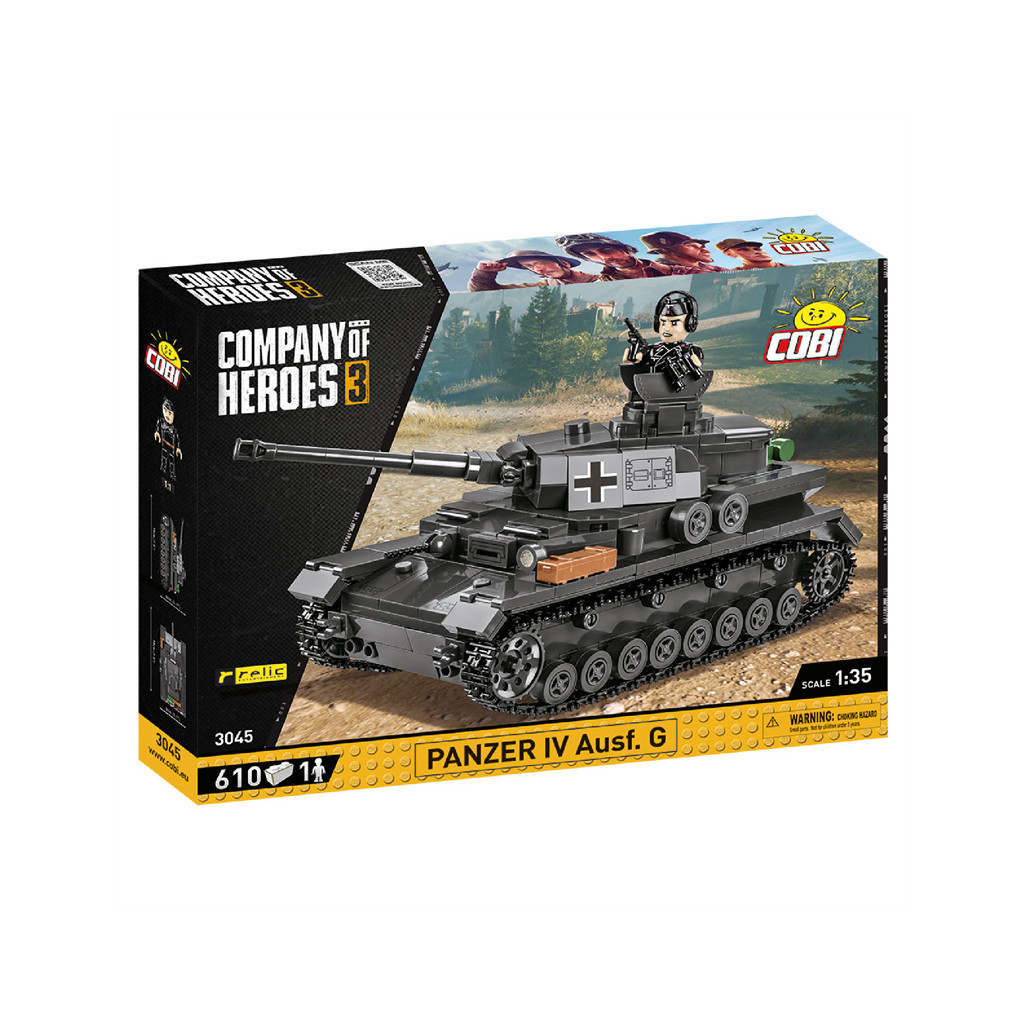 Конструктор Cobi Company of Heroes 3 Танк Panzer IV, 610 деталей (COBI-3045) - зображення 1