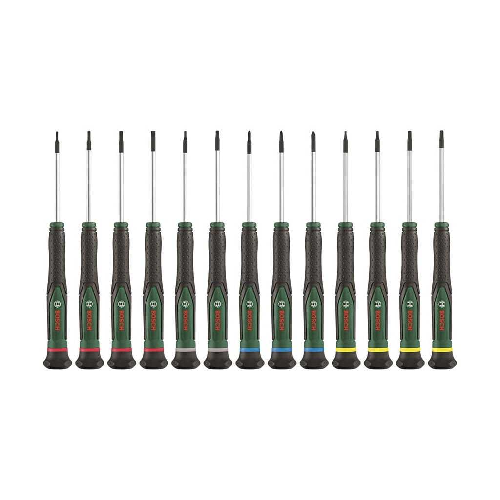 Набір викруток Bosch прецизійних 13шт, SL, PH, TX, HEX, сталь CrV (1.600.A02.Z9N) - зображення 1