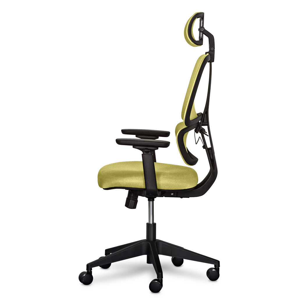 Офісне крісло Mealux Leo Air Green (Y-543 KZ) - зображення 4