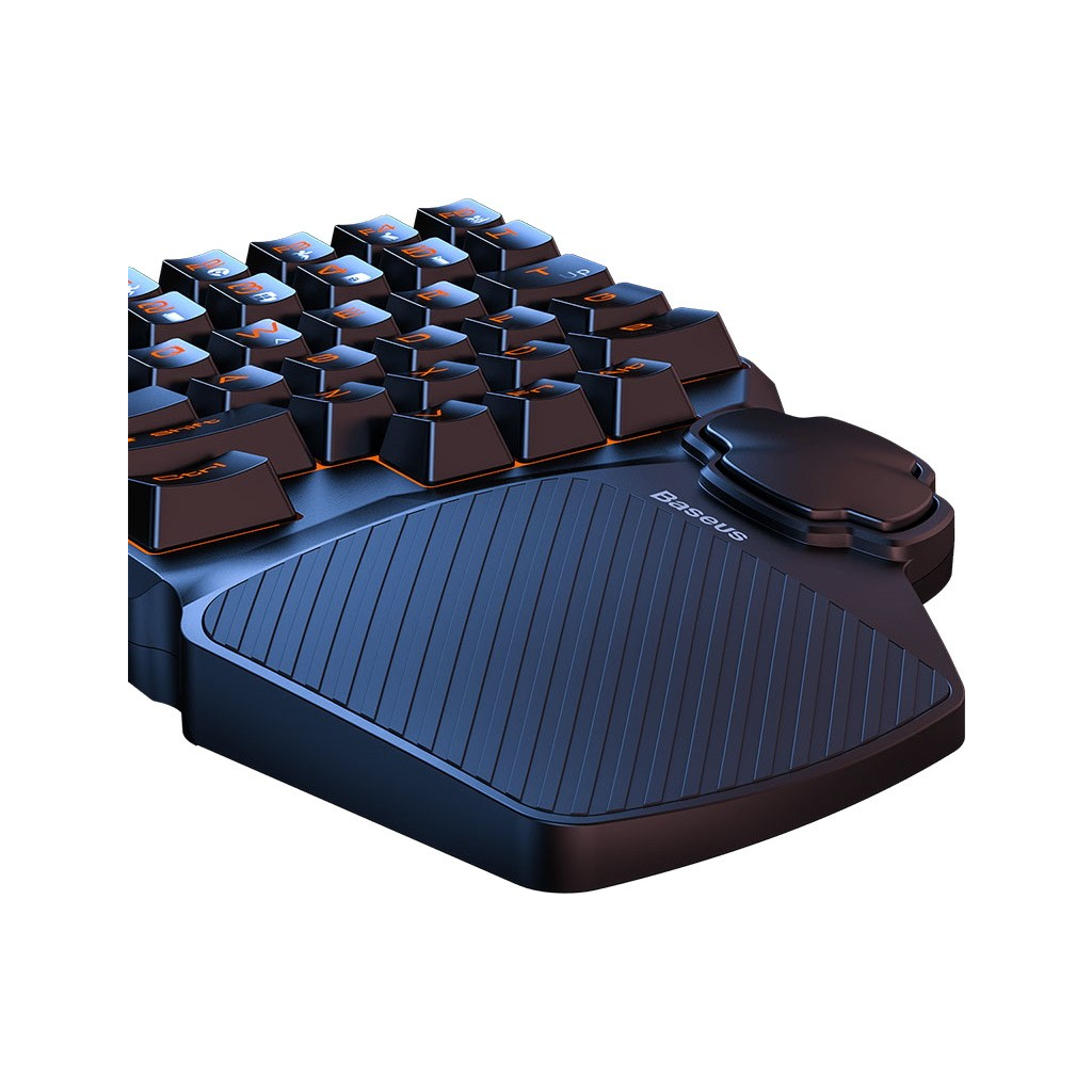 Клавіатура Baseus Gamo One-Handed Black (GMGK01-01) - зображення 2