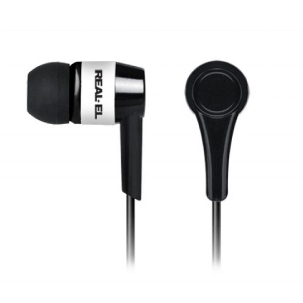 Навушники REAL-EL Z-1005 Black/White - зображення 1