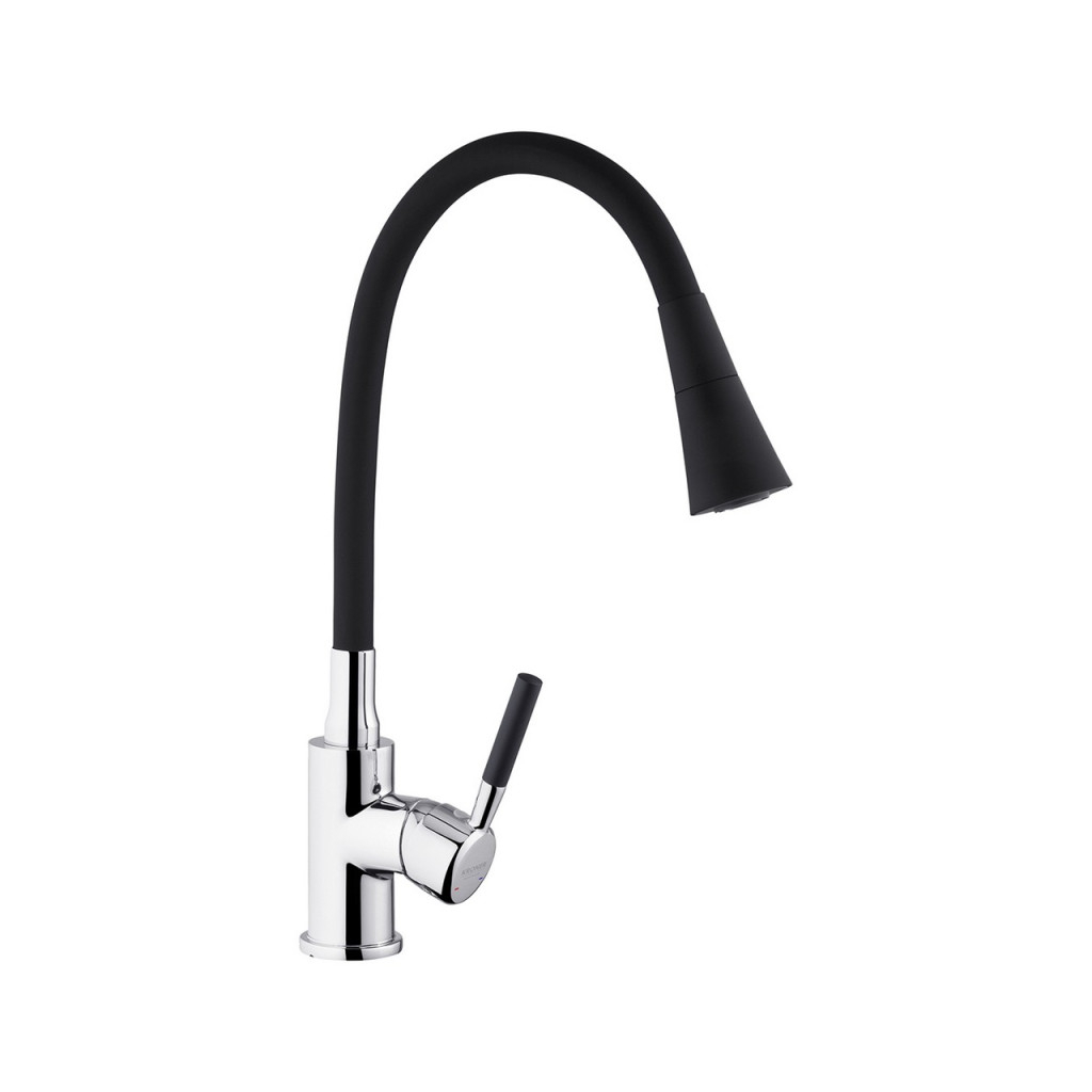 Змішувач Kroner Kuche-C132BLK - зображення 2
