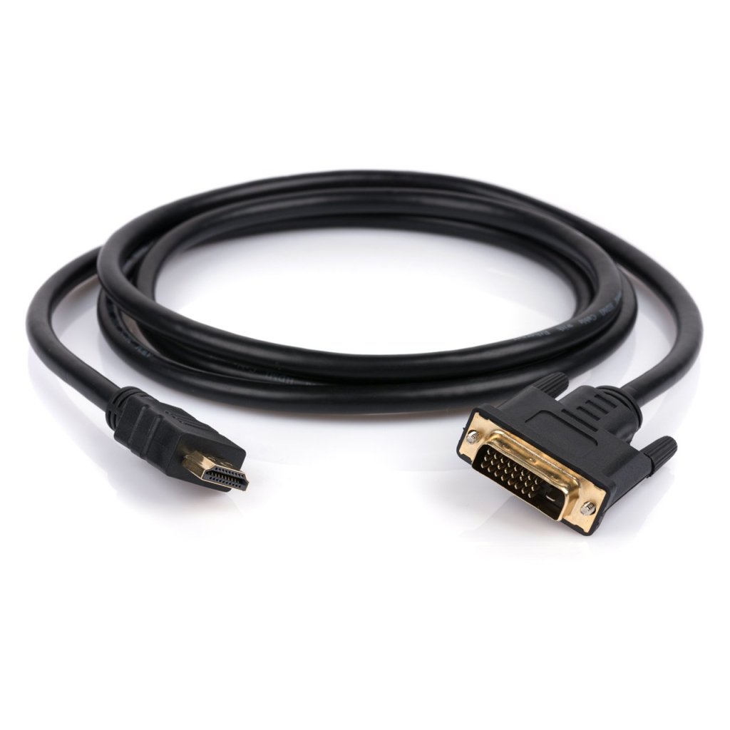 Кабель мультимедійний HDMI to DVI 24+1 5.0m Vinga (VCPHDMIDVI5) - зображення 2