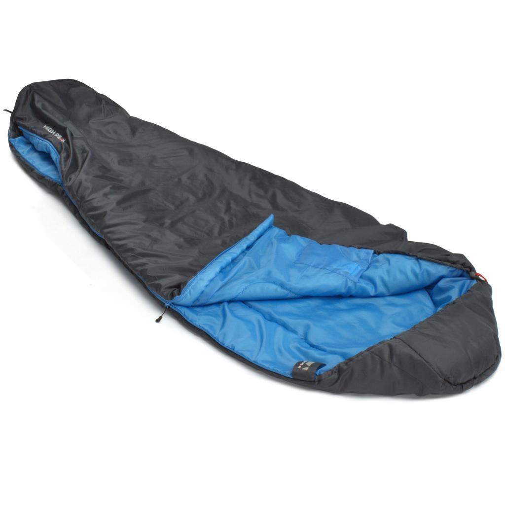 Спальний мішок High Peak Lite Pak 1200 +5C Anthra/Blue Left (928922) - зображення 3