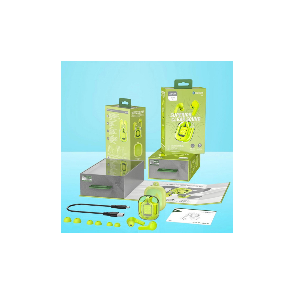 Навушники Acefast T6 Youth Green (6974316281573) - зображення 7