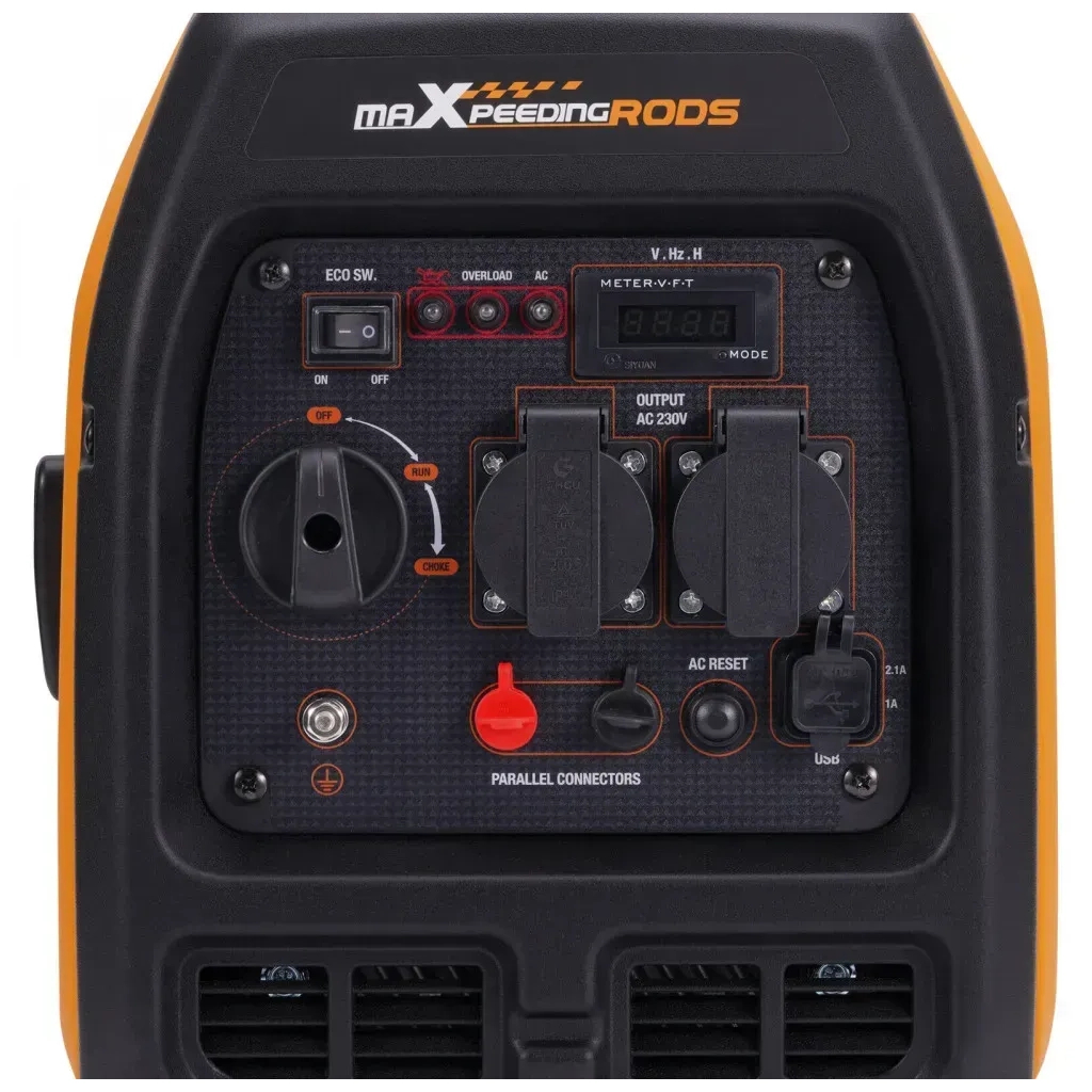 Генератор maXpeedingRODS MXR2300 інверторний (1,8 kW), 220V, 50Hz, 4л, ручний запуск (mxr2300) - изображение 5