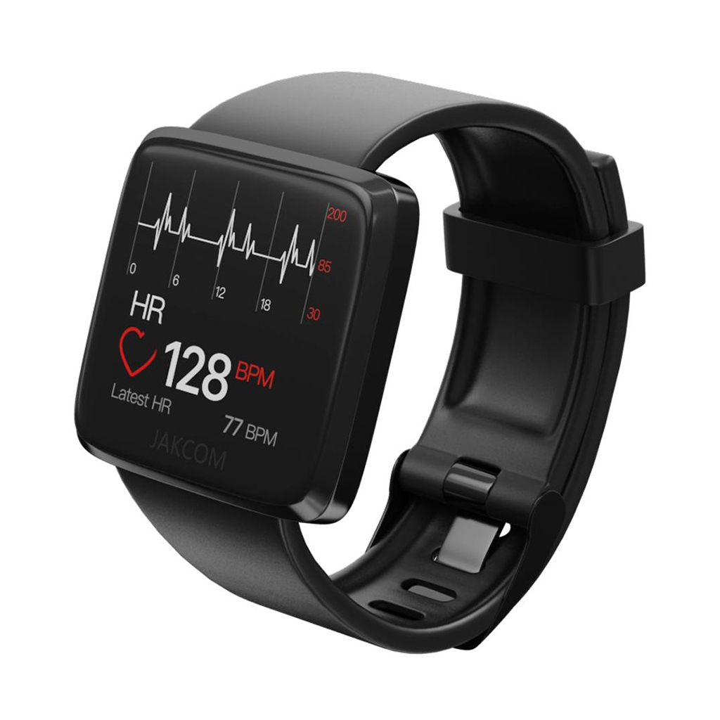 Смарт-годинник Jakcom H1 Smart Health Watch GPS black з пульсометром і моніторінгом (swpadjh1b) - зображення 1