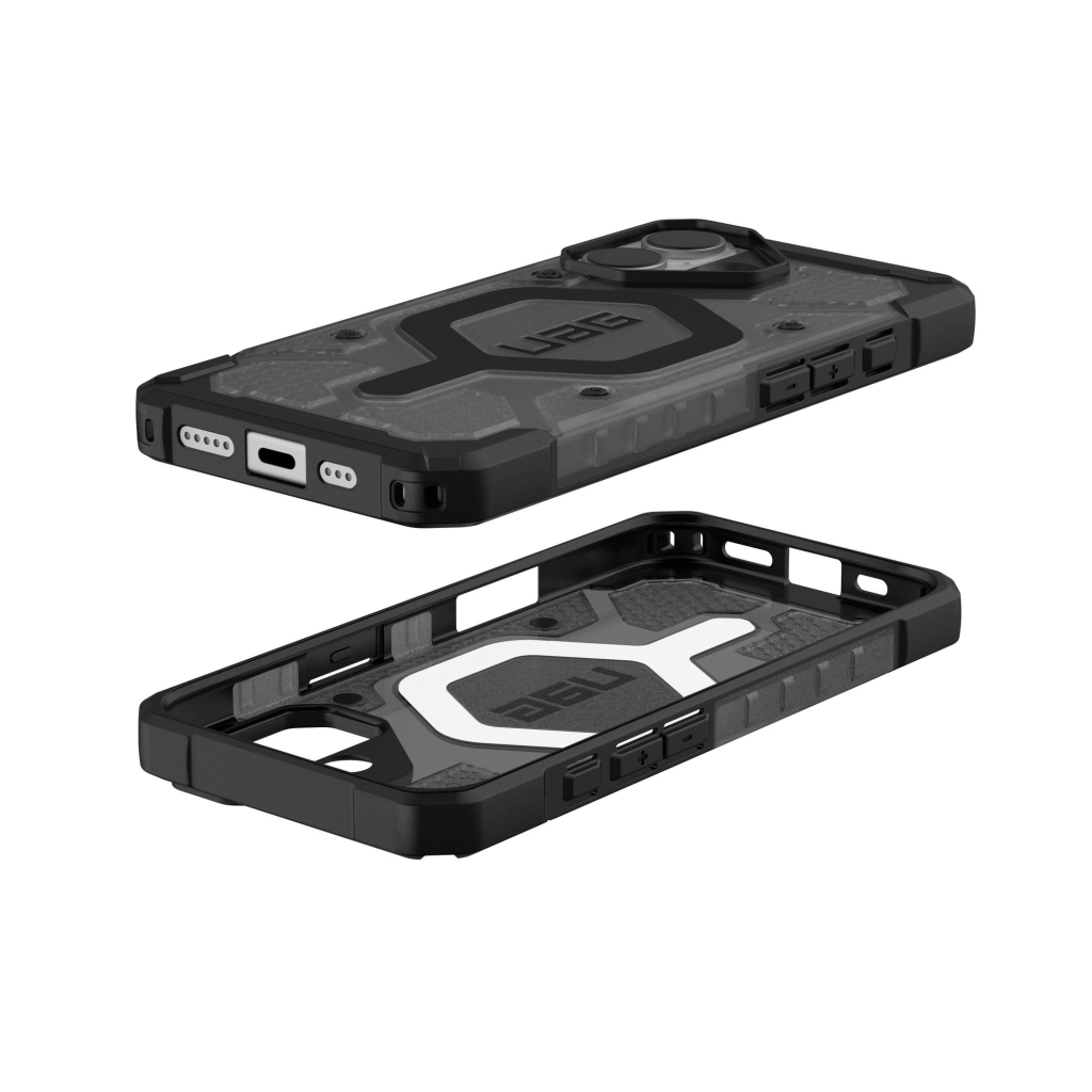 Чохол до мобільного телефона UAG iPhone 17 Pathfinder Clear MagSafe Ash/Black (114553113140) - зображення 7