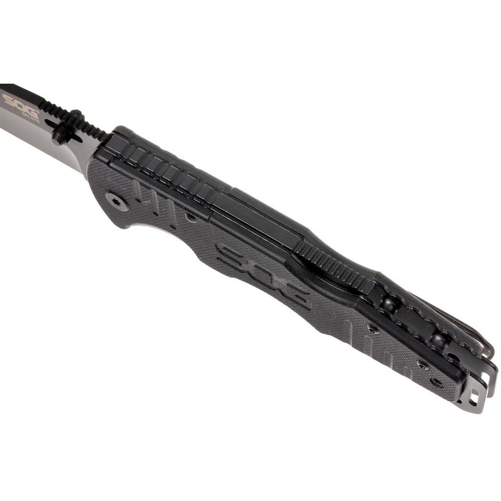 Ніж SOG Salute Black Blade (FF11-CP) - зображення 5