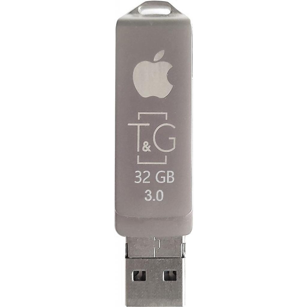 USB флеш накопичувач T&G 32GB 004 Metal Series USB 3.0/Lightning (TG004IOS-32G3) - зображення 1