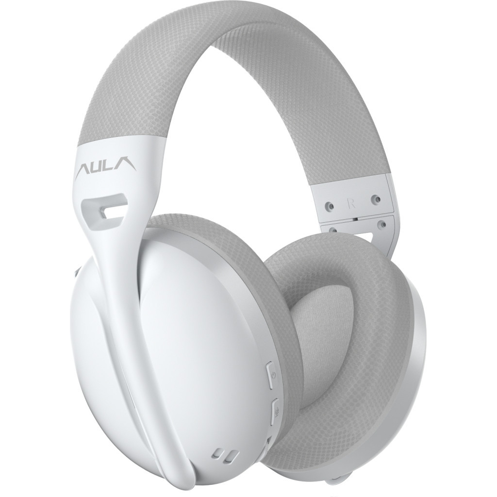 Навушники Aula S6 - 3 in 1 Wired/2.4G Wireless/Bluetooth White (6948391235561) - зображення 5