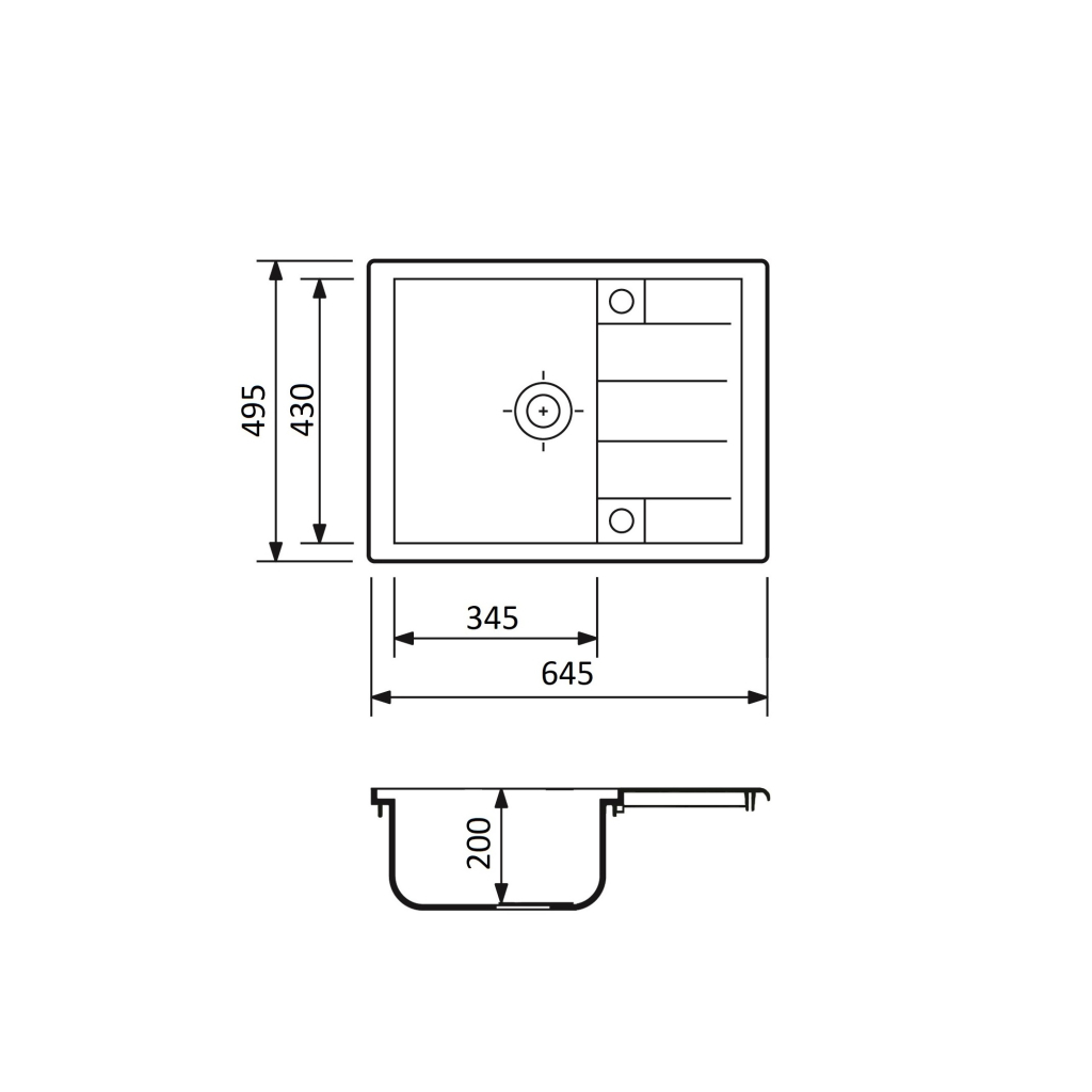 Мийка кухонна Adamant Anila Avena + змішувач (182496910306) - зображення 6