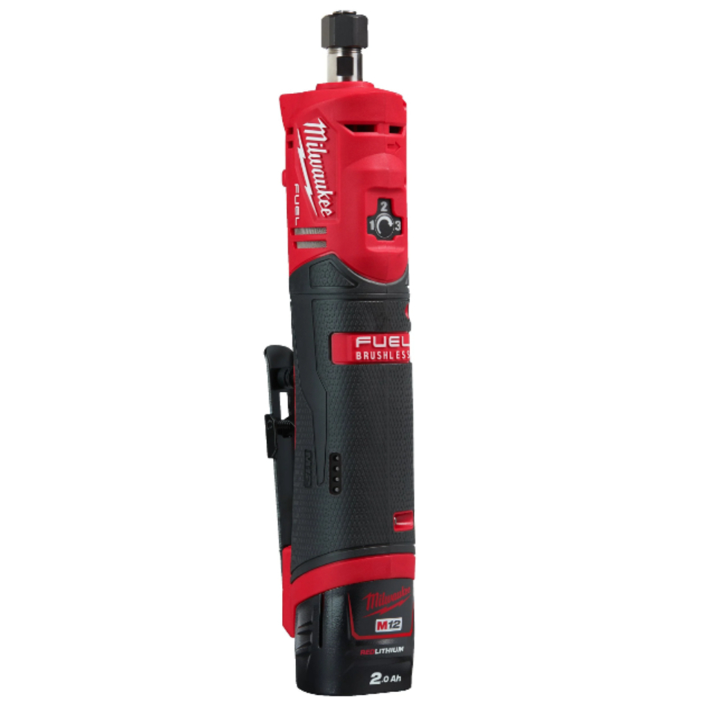 Шліфувальна машина Milwaukee M12FDGS-422B FUEL 1x2Ah, 1x4Ah (4933471436) - зображення 2