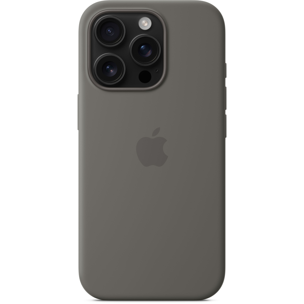 Чохол до мобільного телефона Apple iPhone16 Pro Silicone Case with MagSafe - Stone Gray (MYYL3ZM/A) - зображення 5