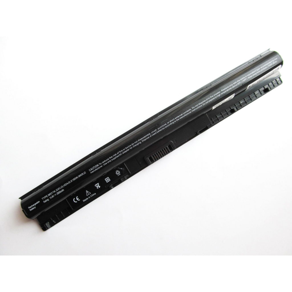 Акумулятор до ноутбука Dell Inspiron 15R-3451 M5Y1K, 2600mAh, 4cell, 14.8V, Li-ion AlSoft (A47172) - зображення 2