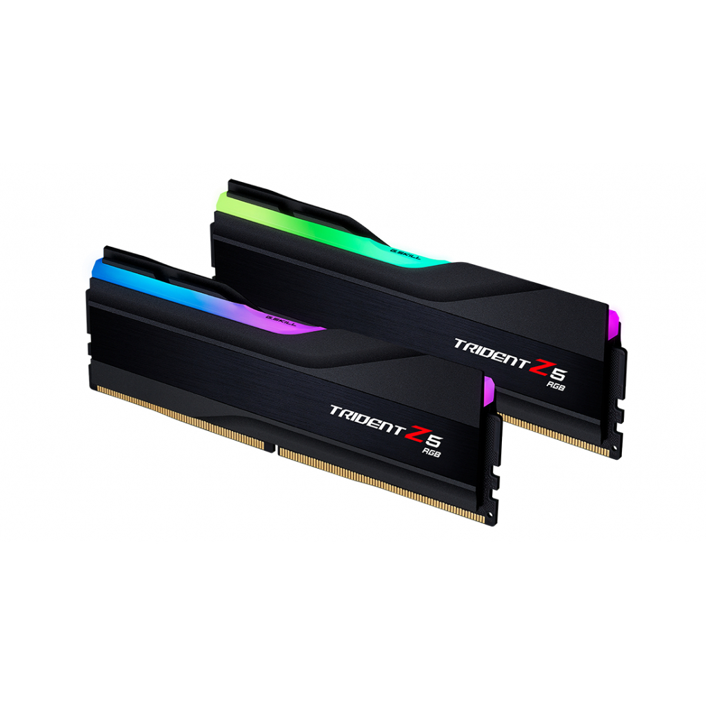 Модуль пам'яті для комп'ютера DDR5 32GB (2x16GB) 5600 MHz Trident Z5 RGB Black G.Skill (F5-5600J3636C16GX2-TZ5RK) - зображення 1