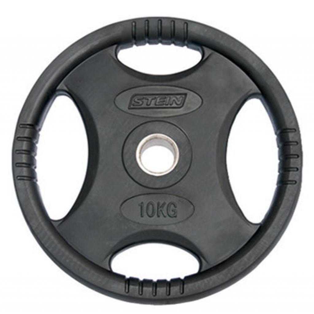 Диск для штанги Stein Прогумований 10 кг (DB6061-10) - зображення 1
