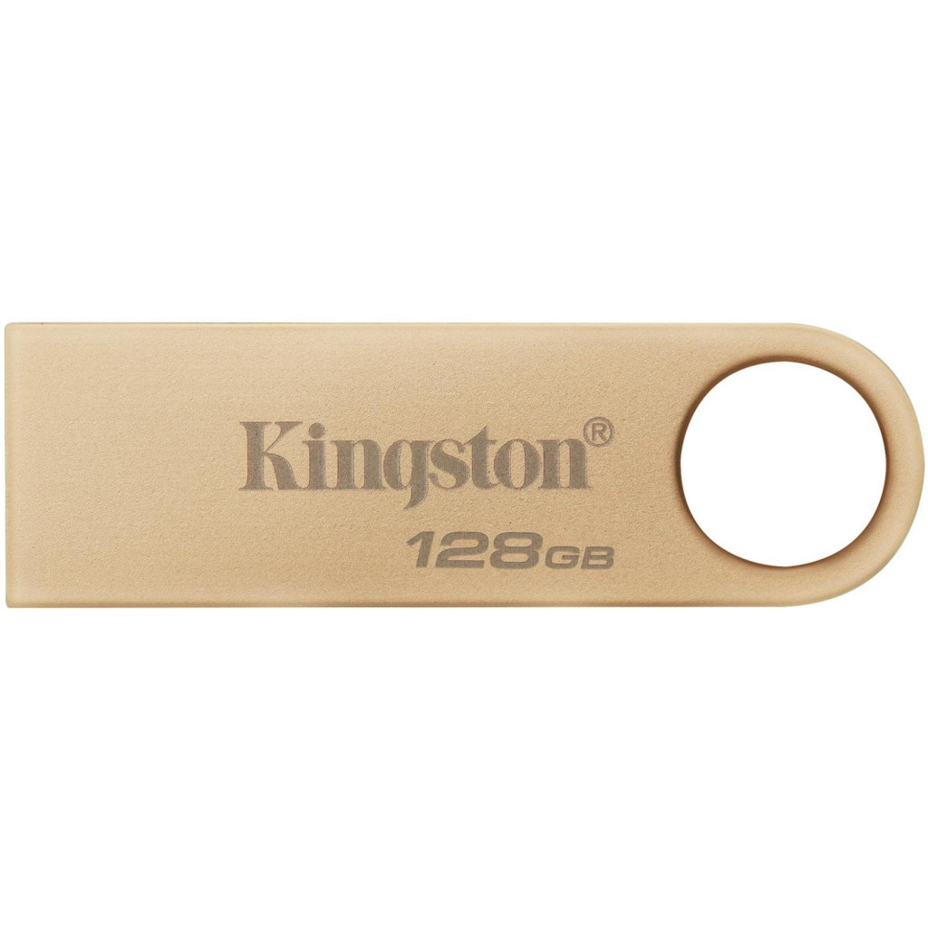 USB флеш накопичувач Kingston 128GB DataTraveler SE9 G3 Gold USB 3.2 (DTSE9G3/128GB) - зображення 1