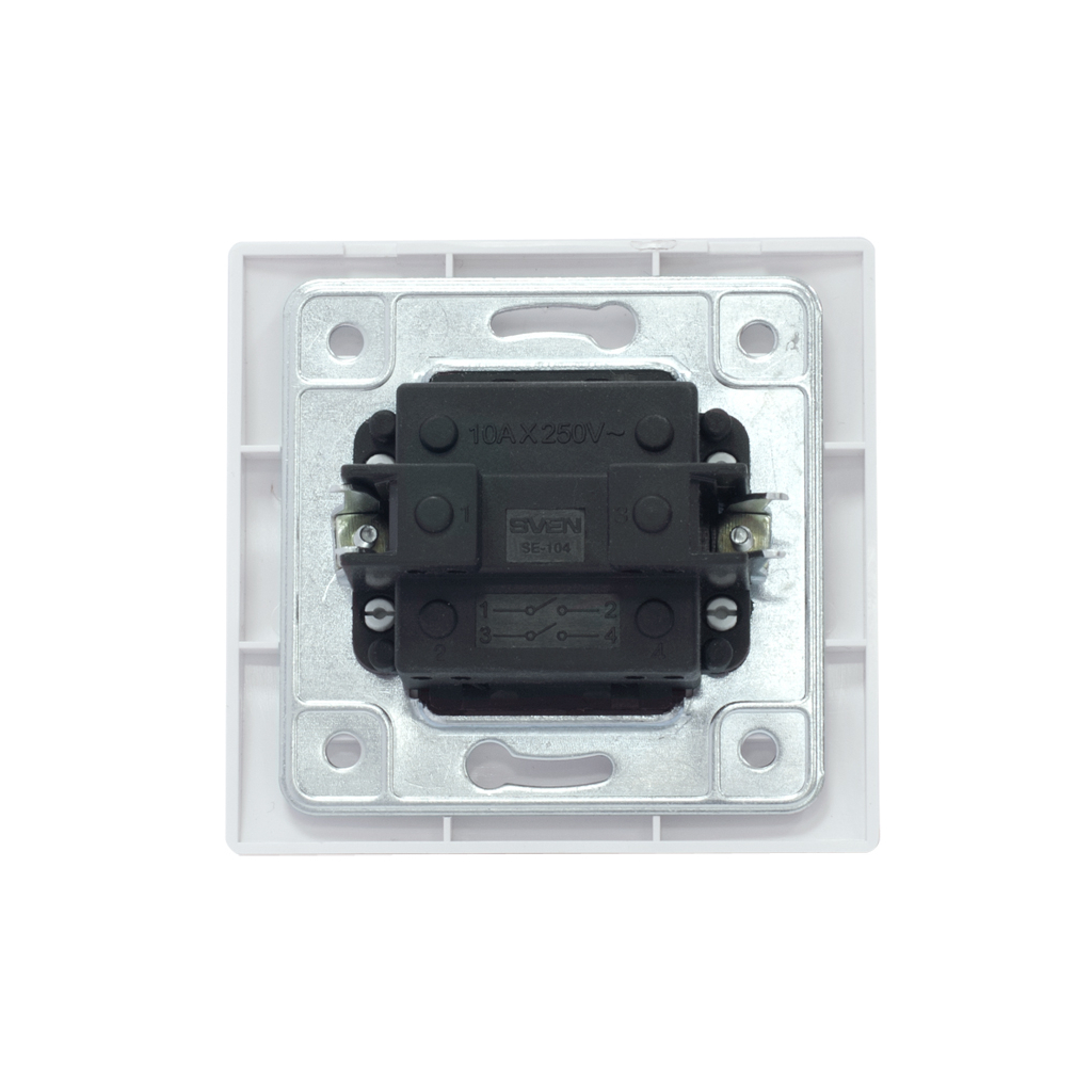 Вимикач Sven SE-104 white (7100077) - зображення 4