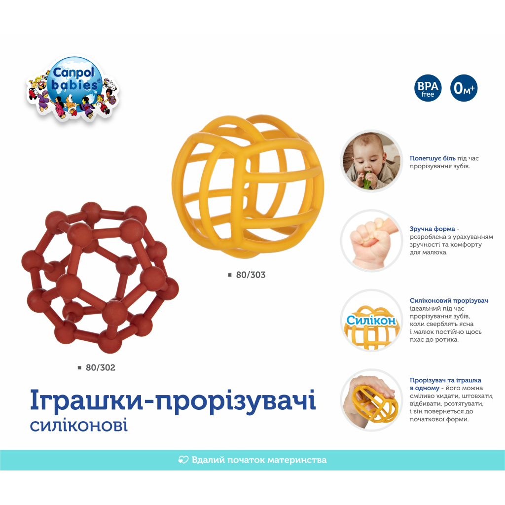 Прорізувач Canpol babies силіконова Геометрична (80/302) - изображение 5