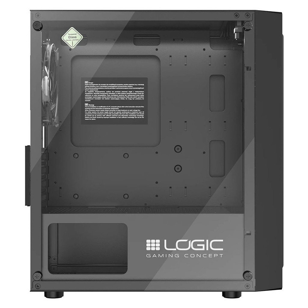 Корпус Logic concept ATOS MESH+GLASS ARGB fans 3x120mm (AM-ATOS-10-0000000-0002) - зображення 5