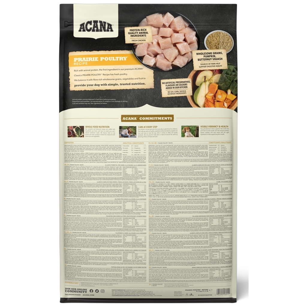 Сухий корм для собак ACANA Prairie Poultry 9.7 кг (0064992560119) - зображення 4