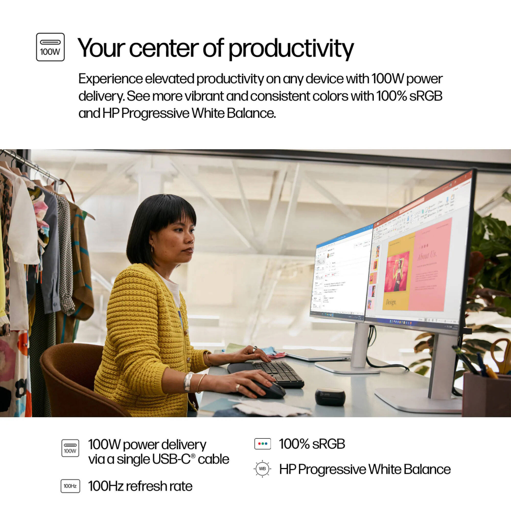 Монітор HP S5 Pro 524pu (9D9V7AA) - зображення 10