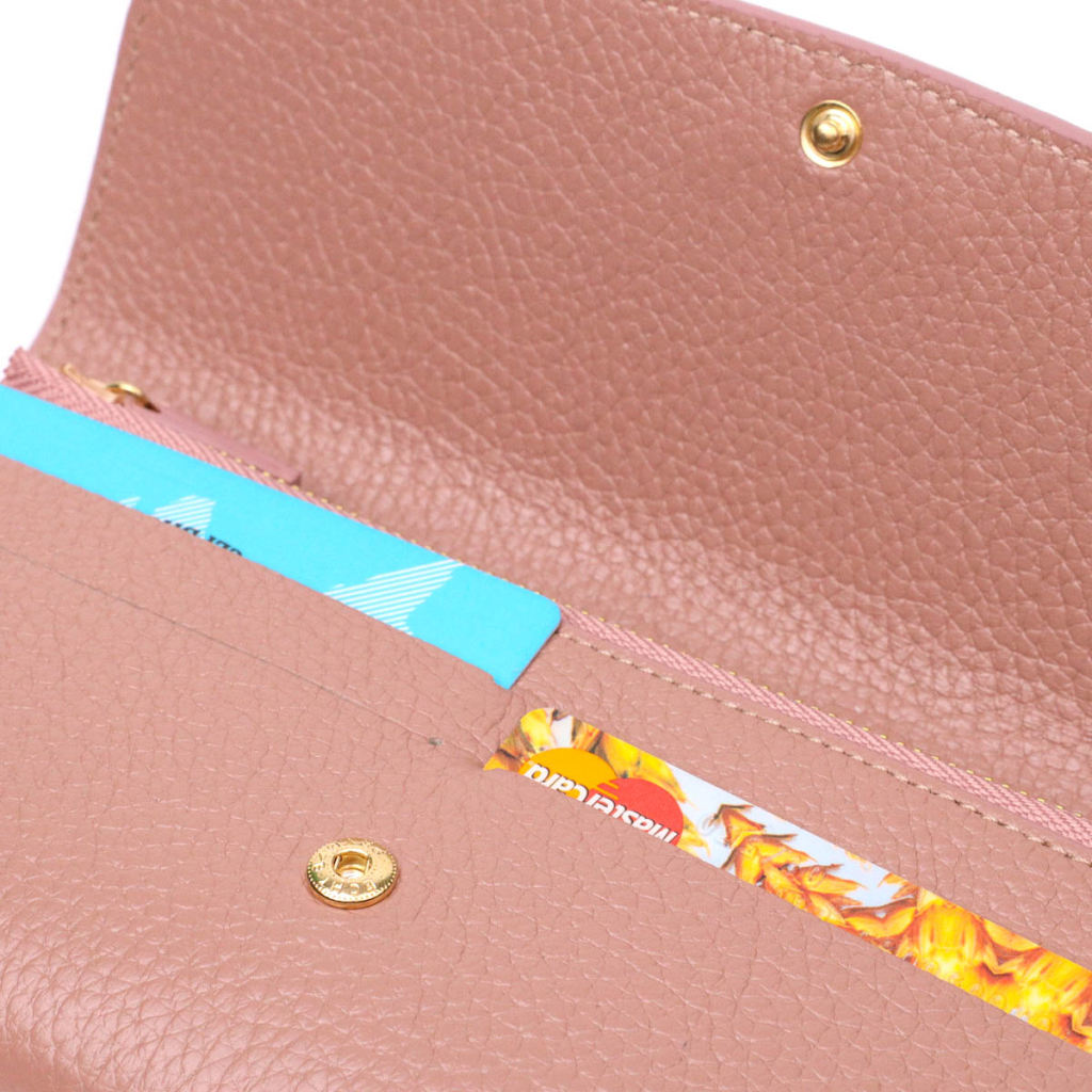 Гаманець Tony Bellucci З натуральної шкіри Пудровий (21967) - зображення 4