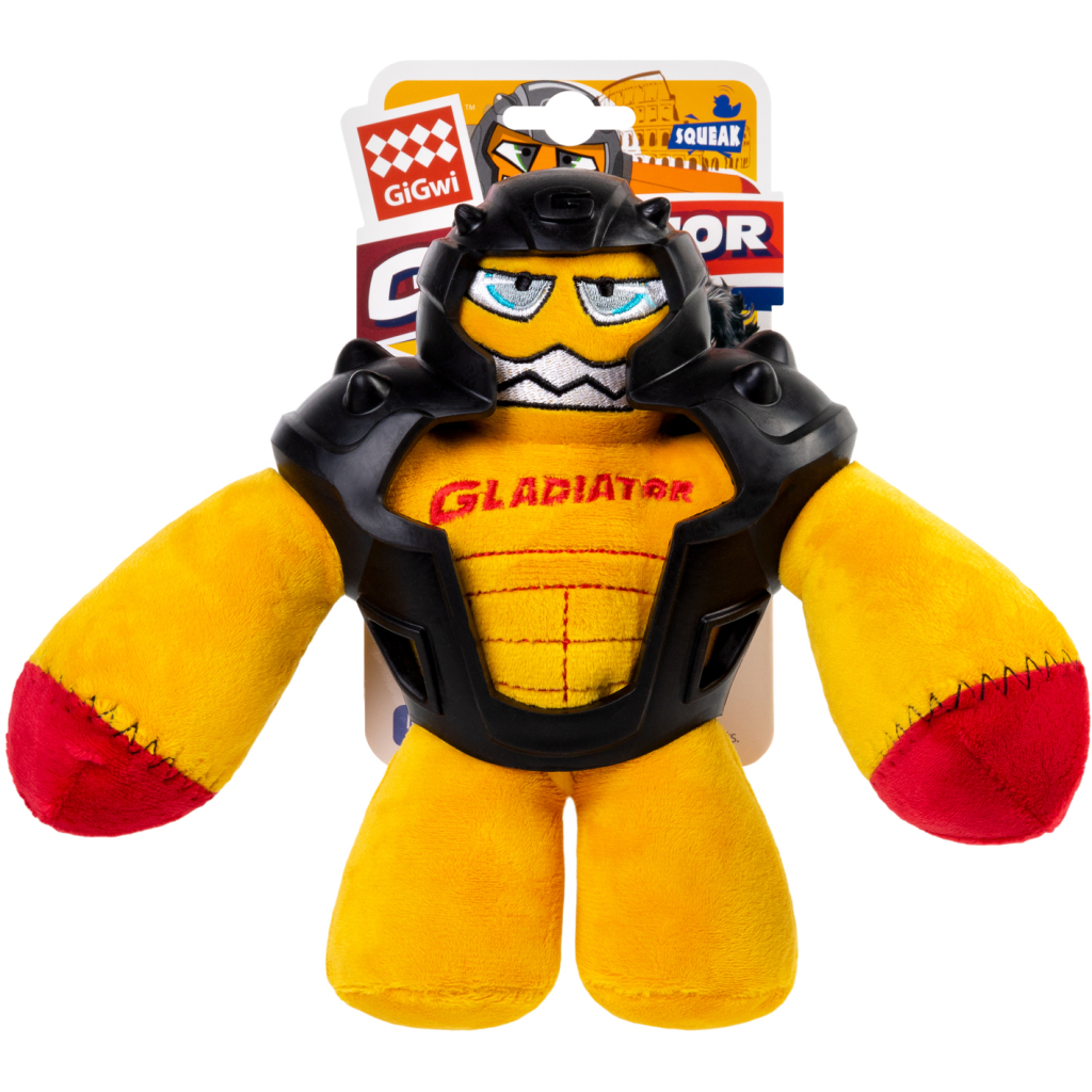 Іграшка для собак GiGwi Gladiator Гладіатор у гумовому шоломі 21 см (2310) - зображення 2