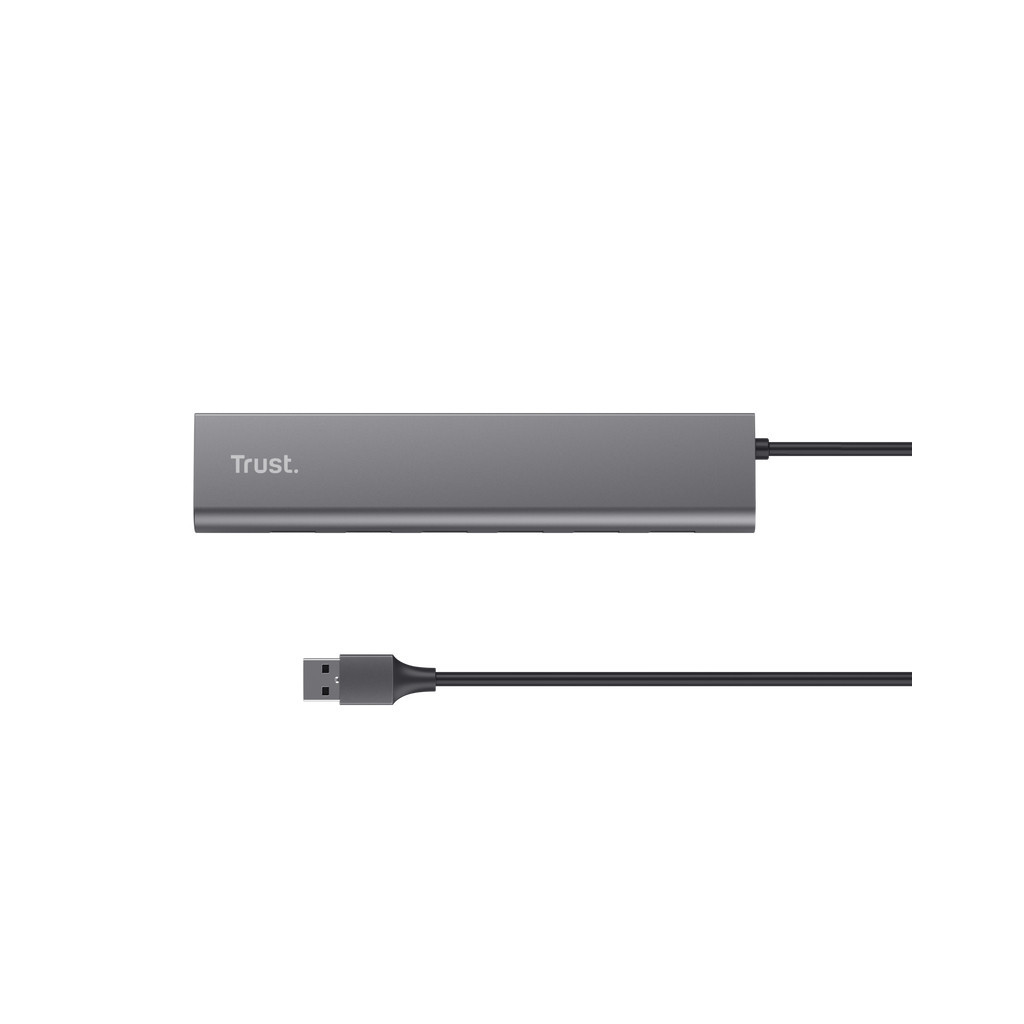 Порт-реплікатор Trust Dalyx 7-in-1 USB-A 3.2 Aluminium Dock (24967_TRUST) - зображення 3