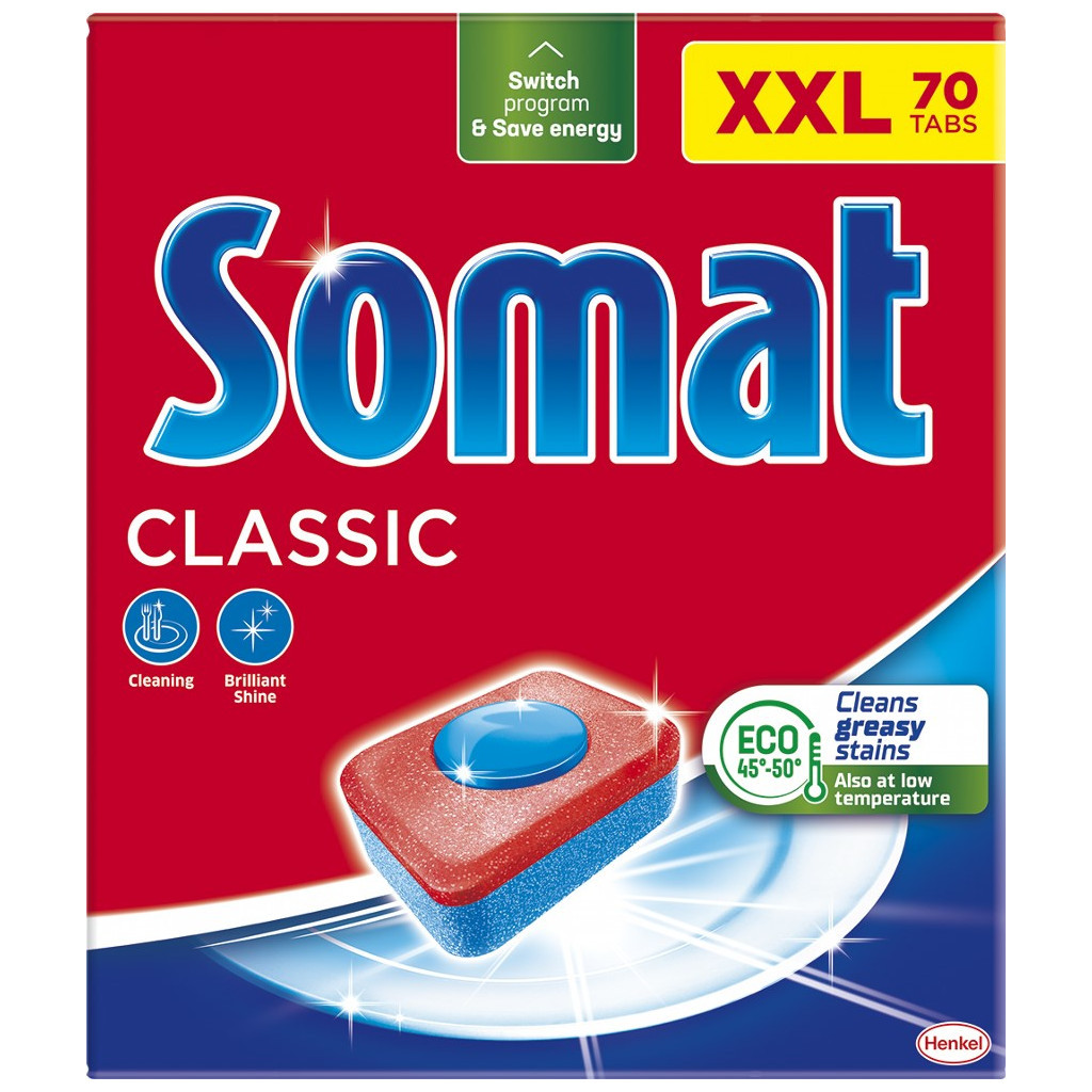Таблетки для посудомийних машин Somat Classic 70 шт. (9000101577280) - зображення 1