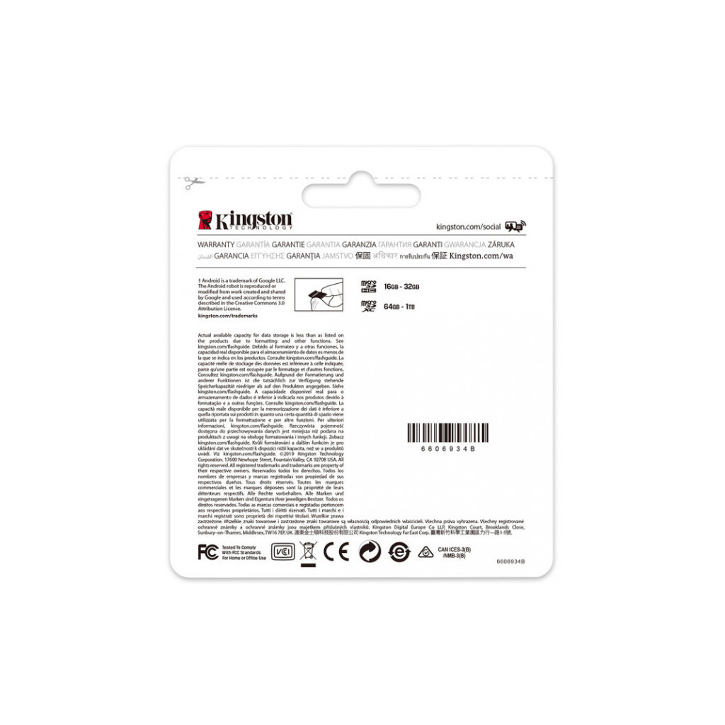 Карта пам'яті Kingston 2x16GB microSDHC Class 10 UHS-I Canvas Select Plus (SDCS2/16GB-2P1A) - зображення 4