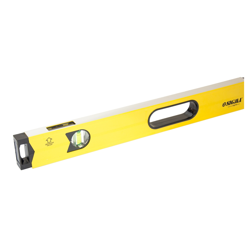 Рівень Sigma магнітний, 3 капсули + вічко 100см (3732101) - зображення 6