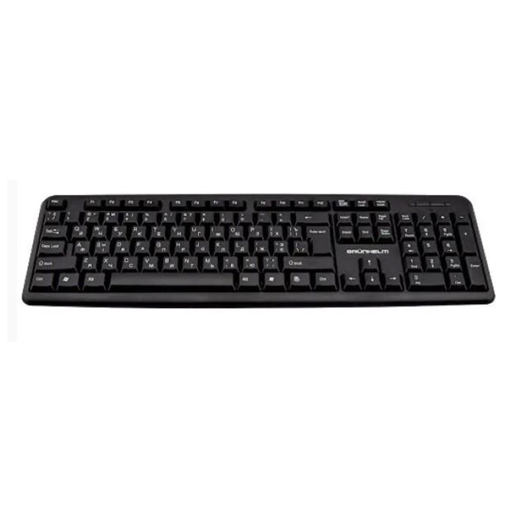 Клавіатура Grunhelm KB-101WD USB UA Black (109327) - зображення 1