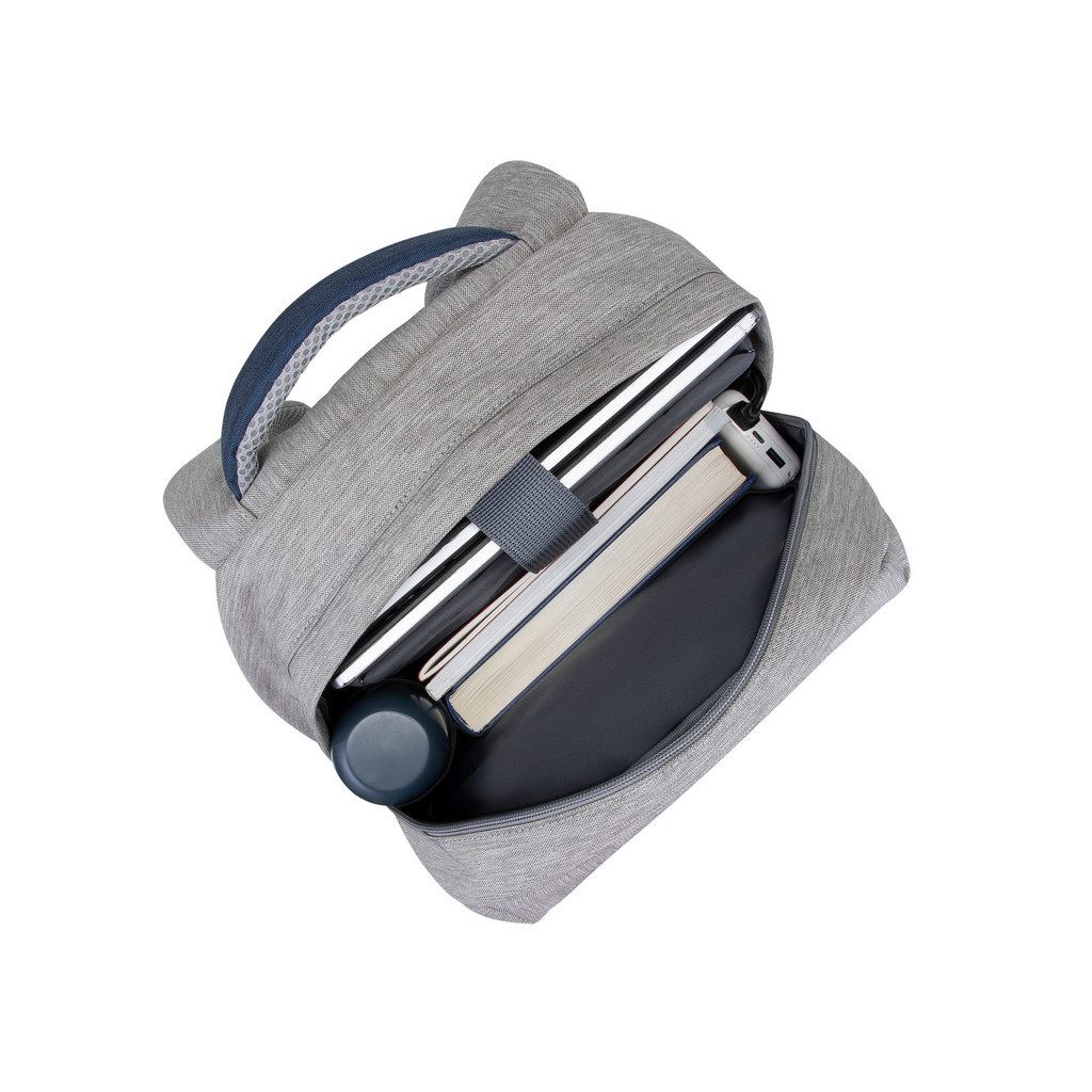 Рюкзак для ноутбука RivaCase 15.6" 7562 Anti-theft, water-repellent, Grey / Dark Blue (7562Grey/DarkBlue) - зображення 7