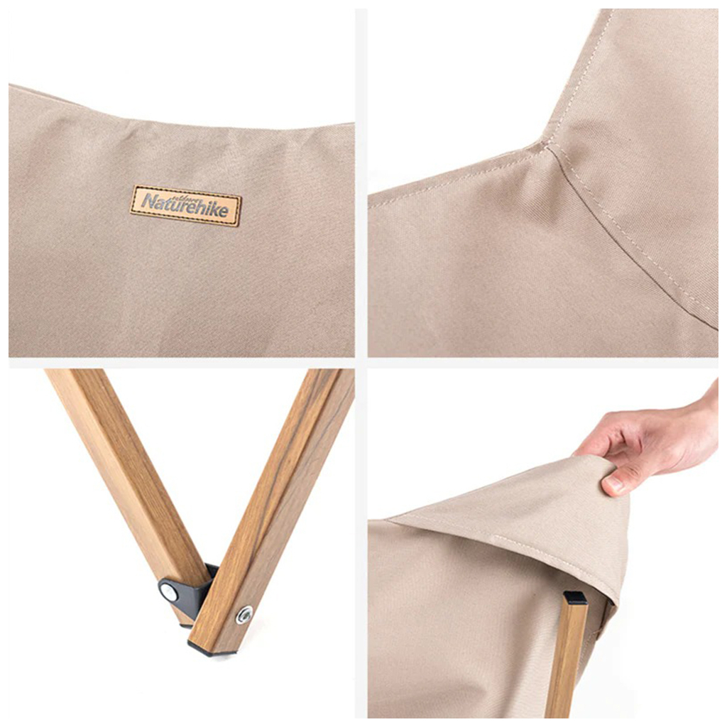 Крісло складане Naturehike Moon Beach MW01 NH19Y001-Z Beige (6927595734971) - зображення 3