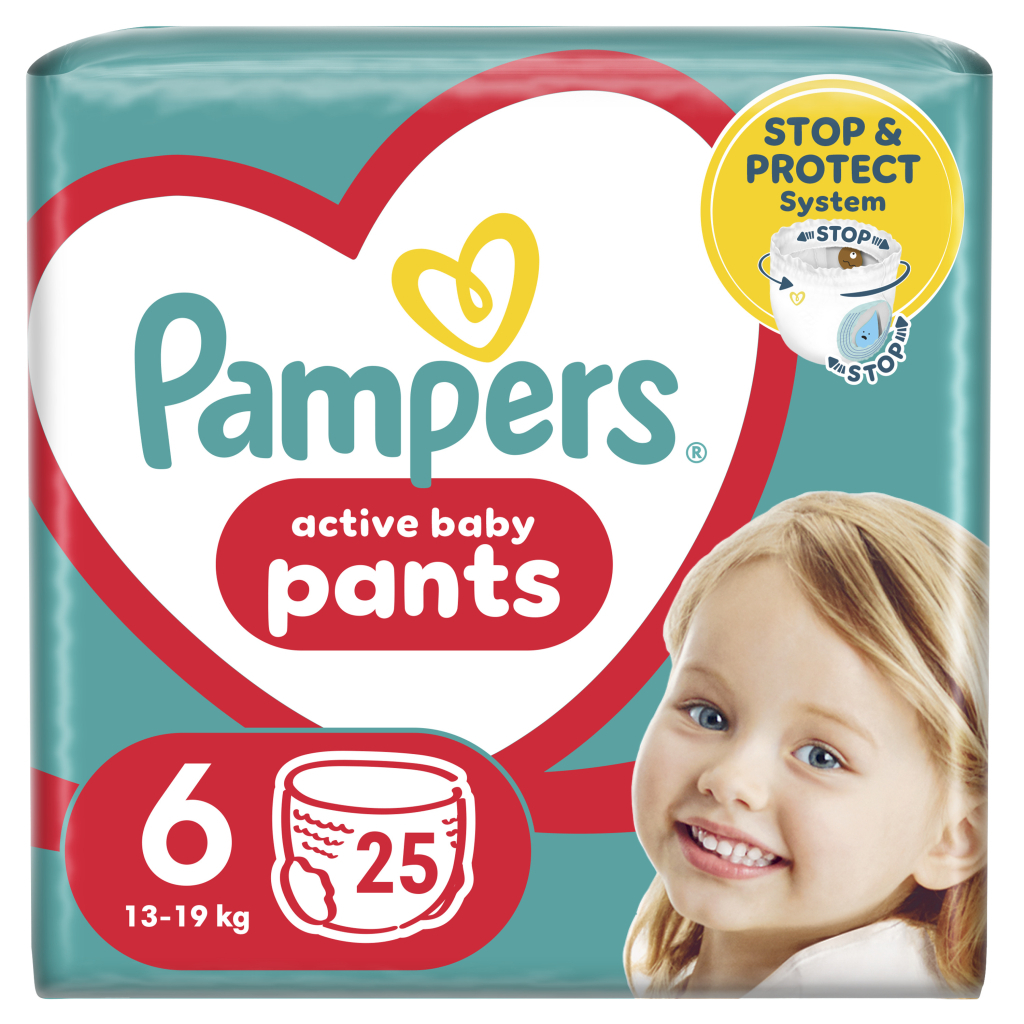 Підгузки Pampers трусики Pants Giant Розмір 6 (14-19 кг) 25 шт (8006540069745) - зображення 1
