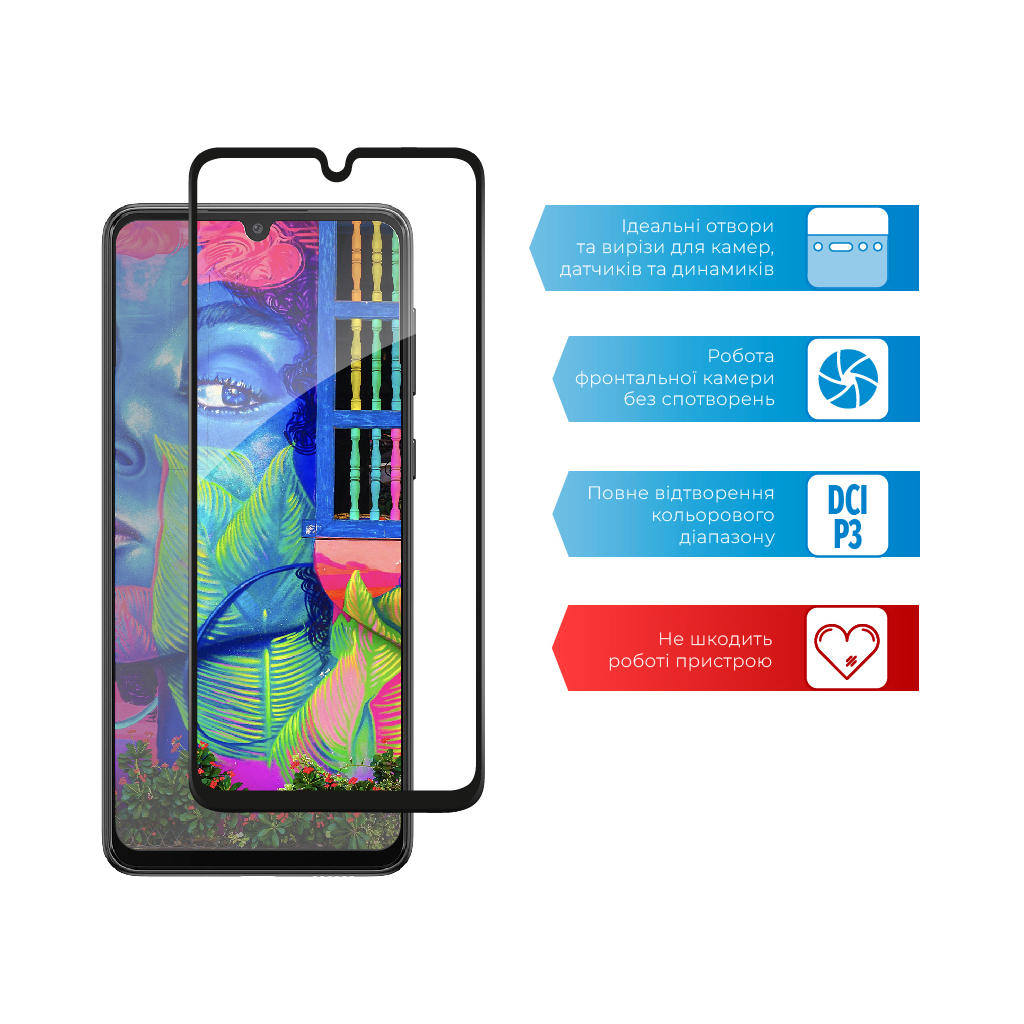 Скло захисне ACCLAB Full Glue Samsung A33 5G (1283126522383) - зображення 5