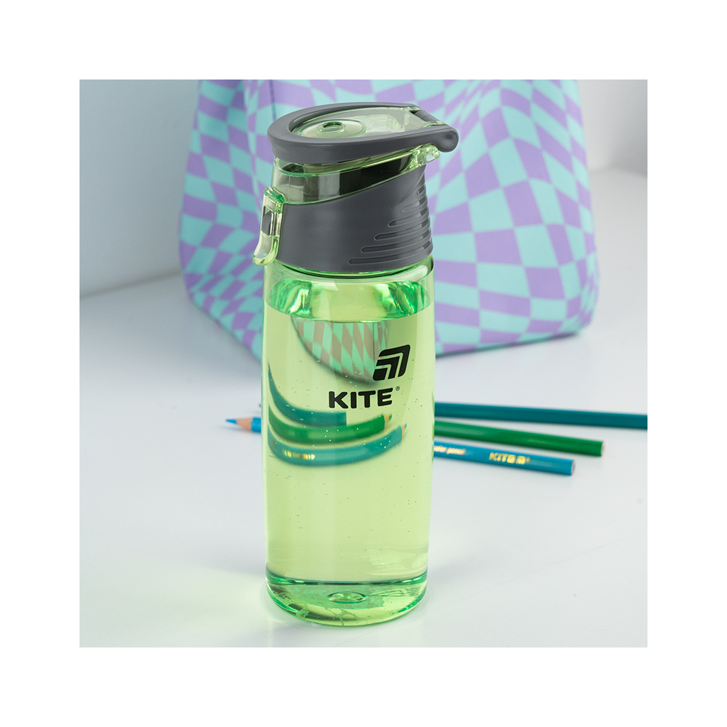 Поїльник-непроливайка Kite 550 мл, зелена (K25-401-3) - зображення 3