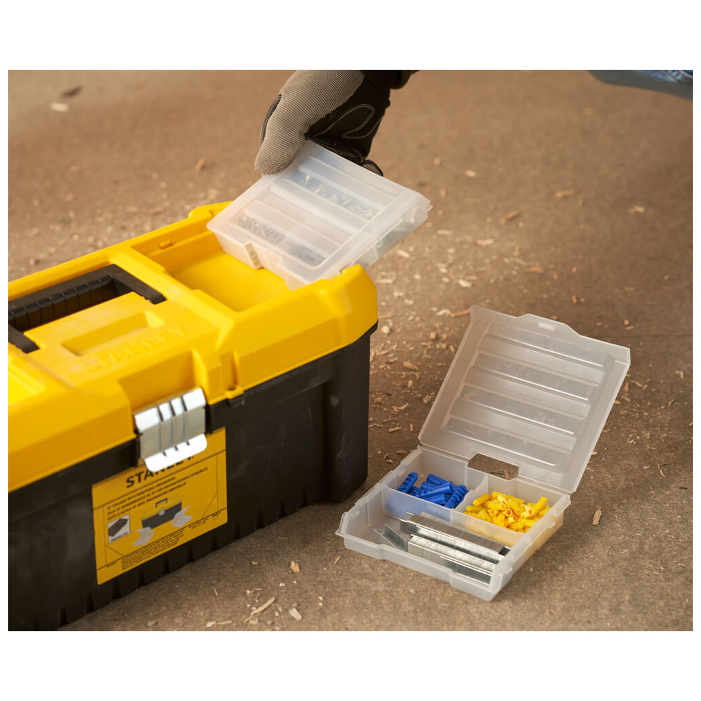 Ящик для інструментів DeWALT ESSENTIA", 406 х 205 х 195 мм (16"), пластиковий (STST75785-1) - зображення 7