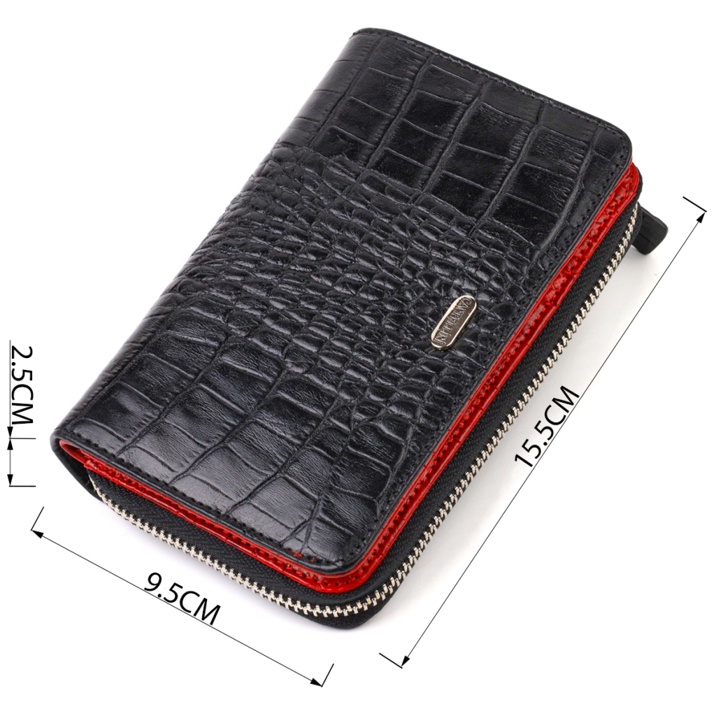 Портмоне Canpellini З натуральної шкіри Чорне (21911) - зображення 3