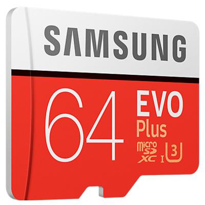 Карта пам'яті Samsung 64GB microSD class 10 EVO PLUS UHS-I (MB-MC64GA/RU) - зображення 2