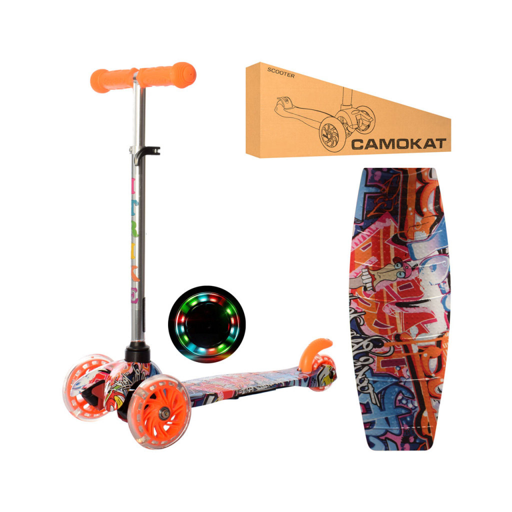 Самокат iTrike Mini orange (3-013-4-F-OR orange) - зображення 2