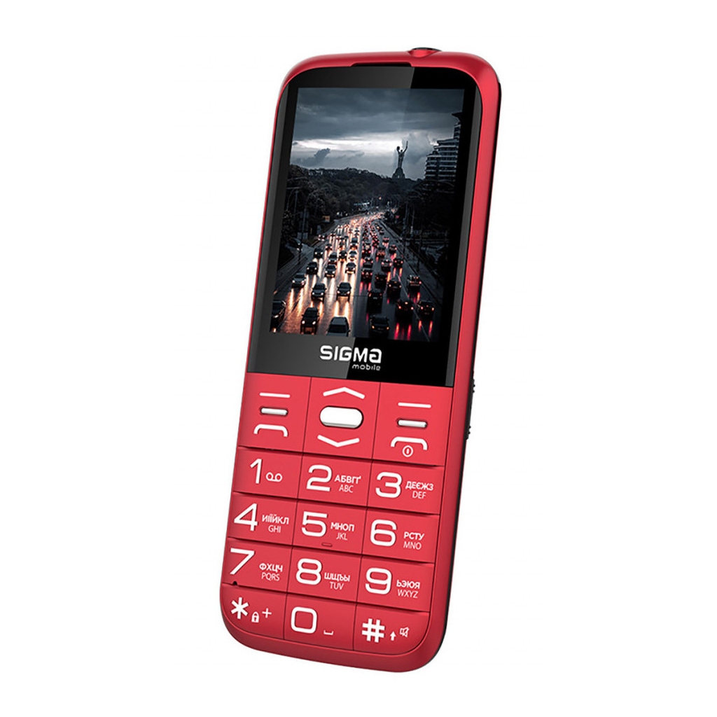 Мобільний телефон Sigma Comfort 50 Grace Type-C Red (4827798121825) - зображення 4